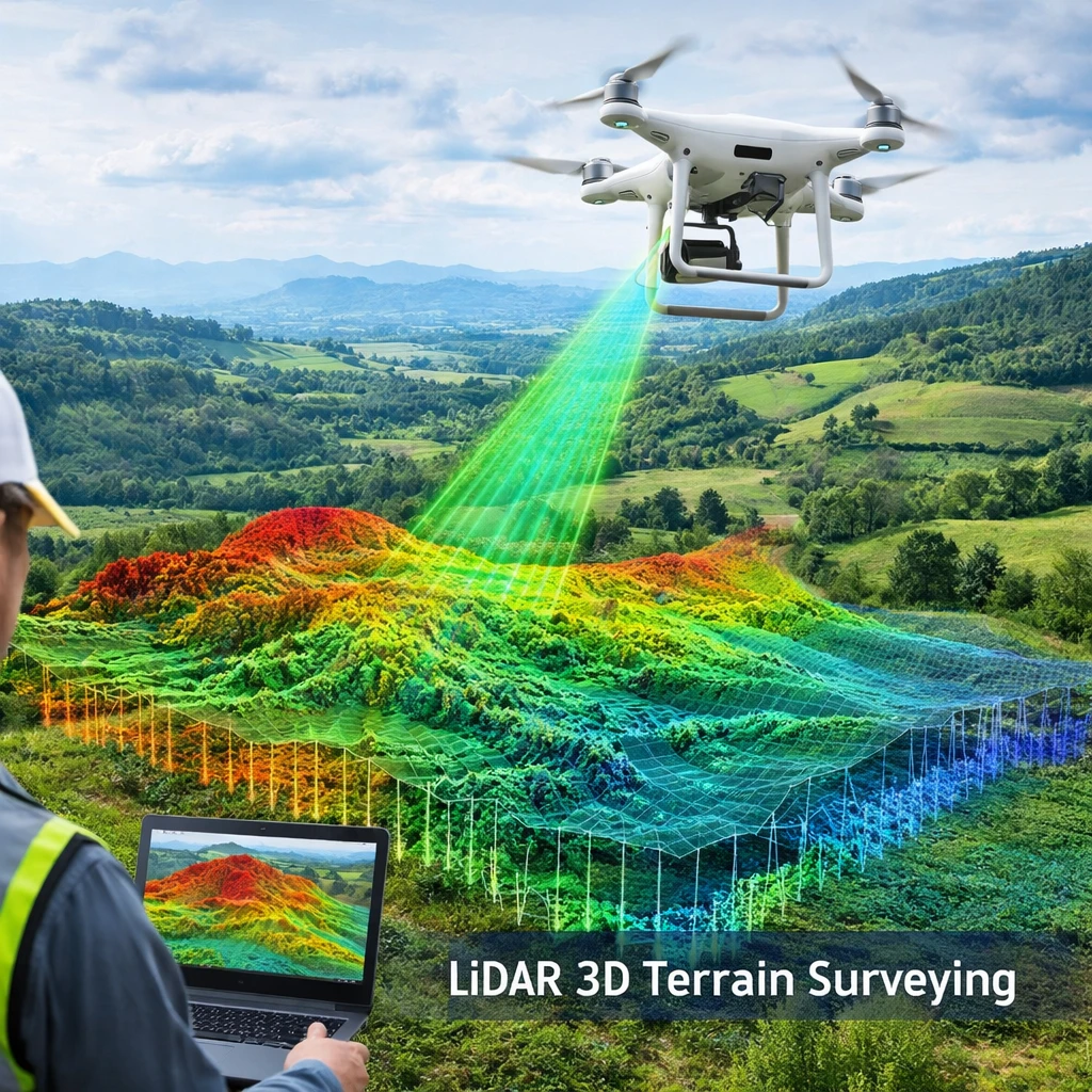 LiDAR 기반 3D 지형측량